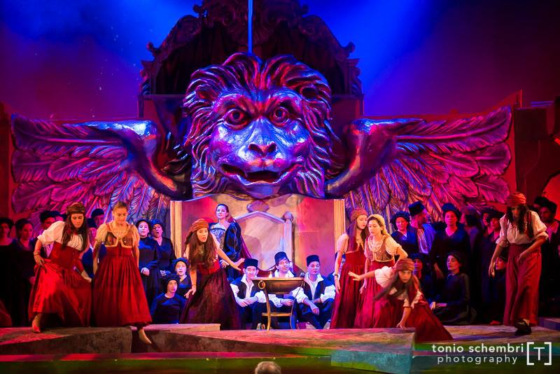 Students' Scheme for Nabucco at the Teatru Astra