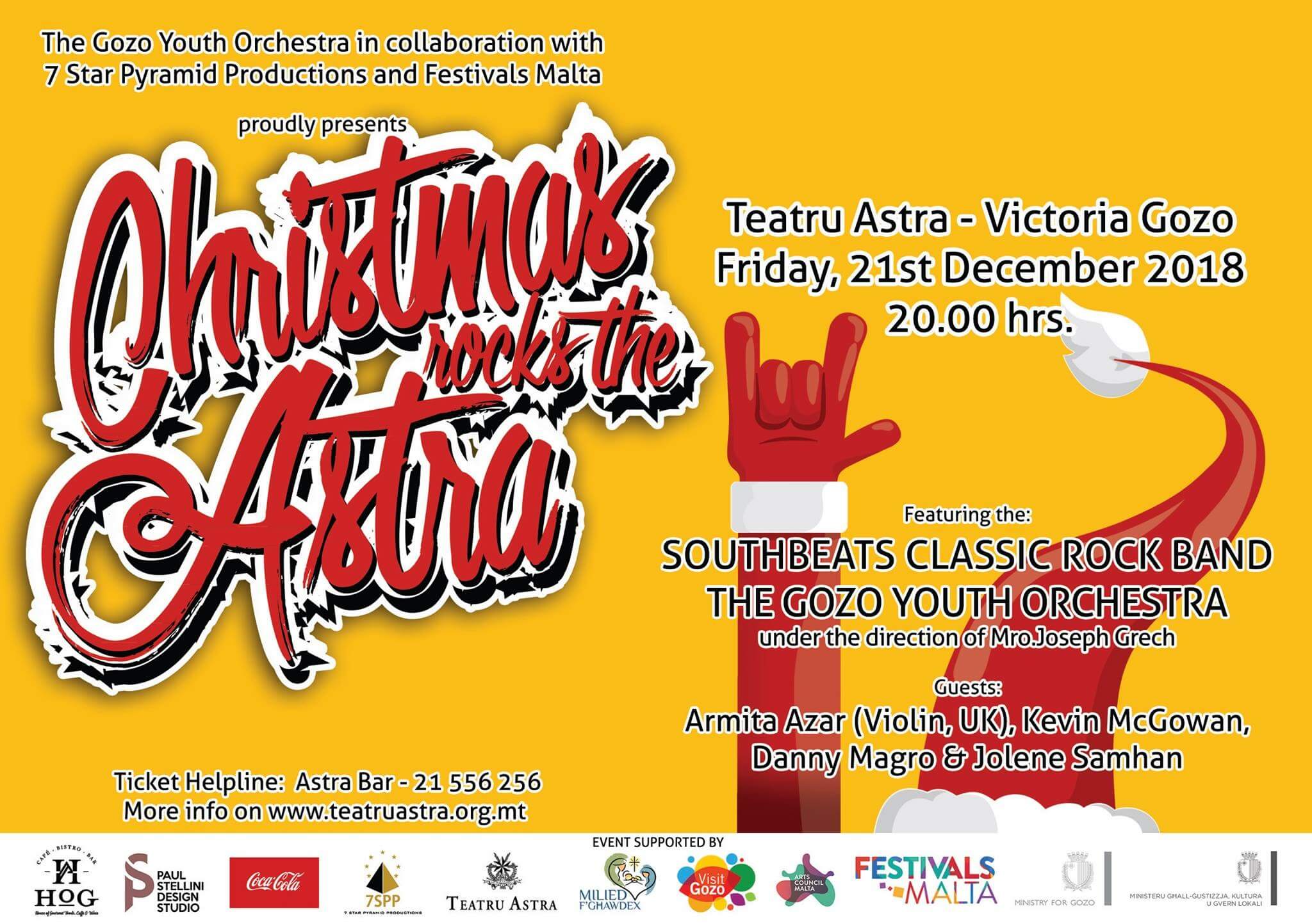 Christmas Rocks the Astra 2018 - A family rock orchestral Christmas show with a difference