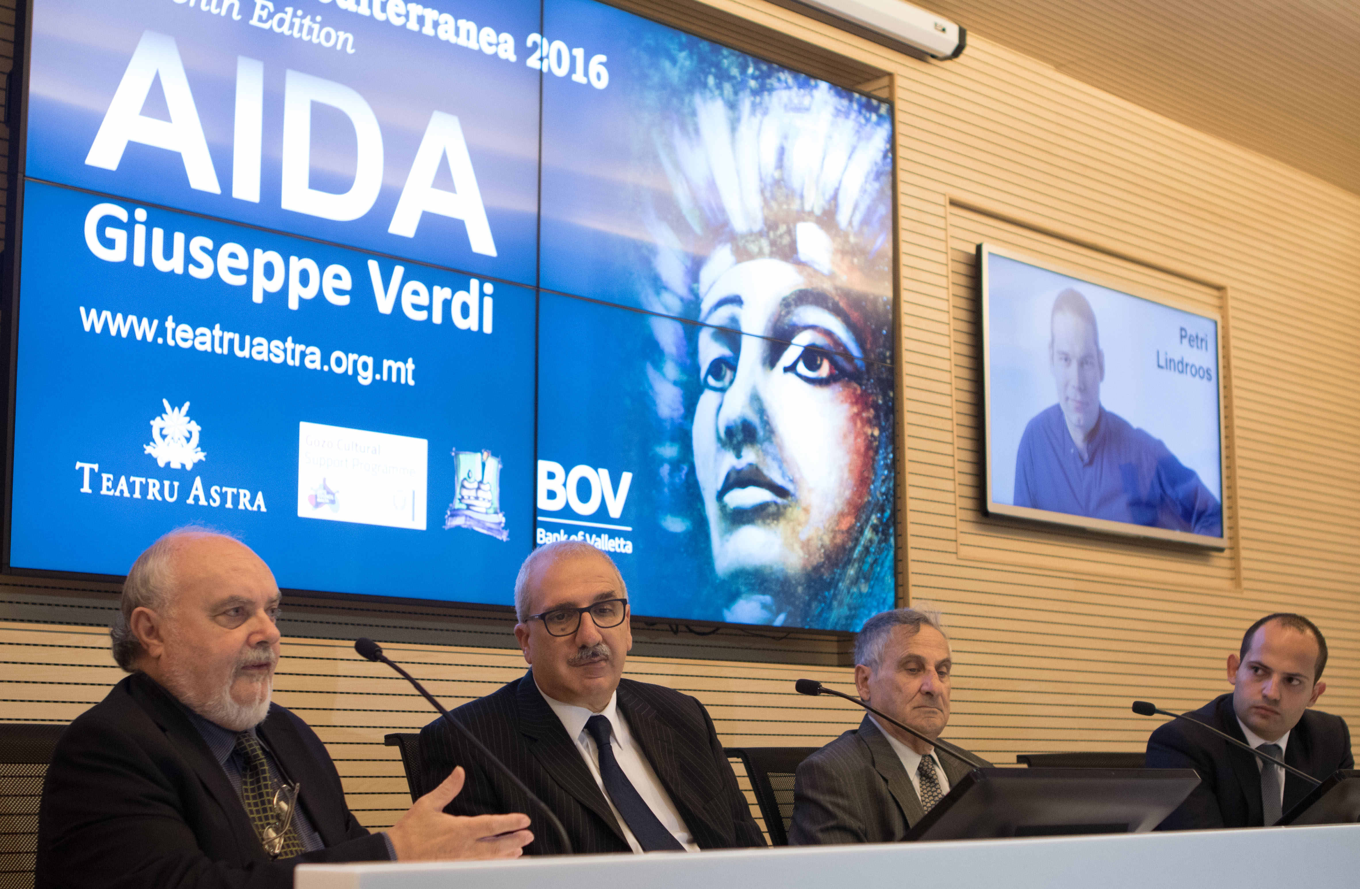 Teatru Astra and Bank of Valletta officially launch the opera AIDA, the highlight of Gozo's Autumn Festival