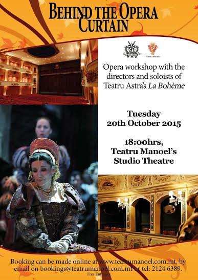 Teatru Manoel and Teatru Astra partner in an opera workshop