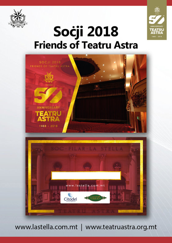 Soċji 2018 – Friends of Teatru Astra